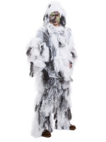 Маскировочный костюм-леший Ghillie WHITE (белый) (MIL-SPEC)