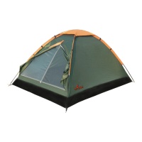 Палатка туристическая двухместная однослойная Totem Summer 2 (V2) цвет зеленый арт.TTT-019