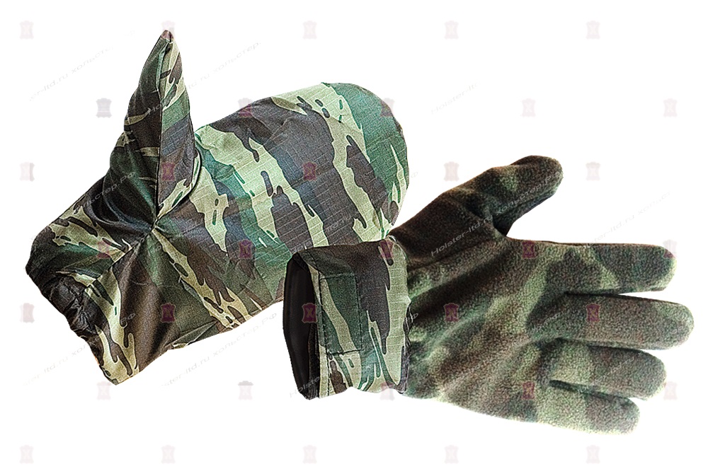 перчатки для охоты из флиса